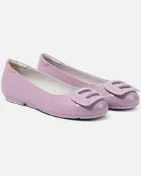 Hogan Ballerinas H661 aus Leder Pink