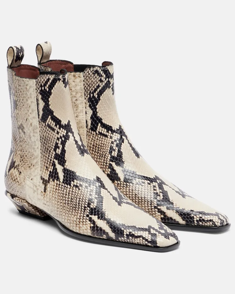 Paris Texas Ankle Boots Bettina Beige