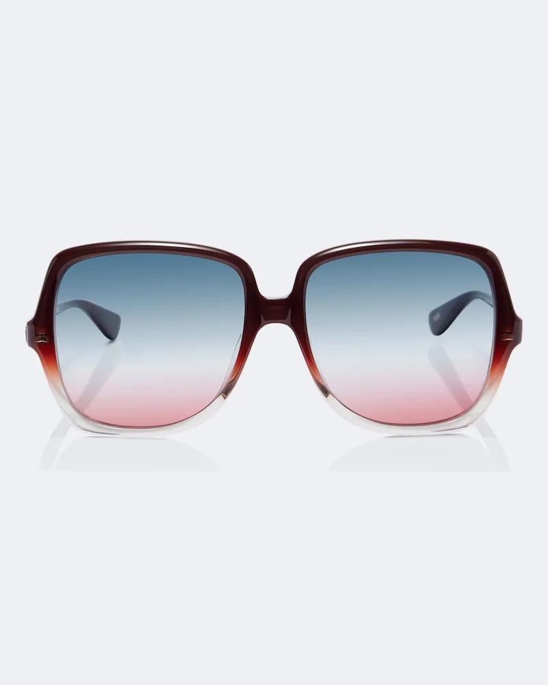 Chloé Chloé Oversize Sonnenbrille Salomé Rot