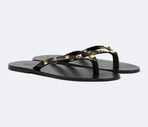 Rockstud Sandalen aus Leder