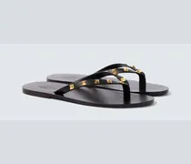 Rockstud Sandalen aus Leder