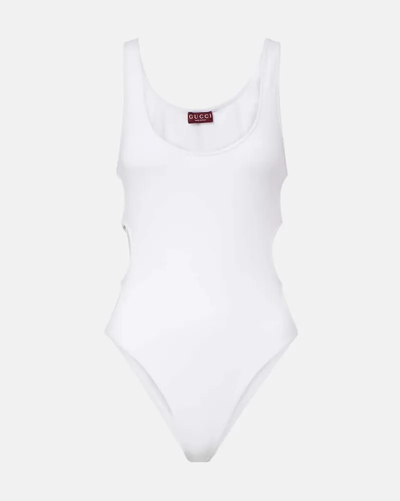 Gucci Badeanzug Weiß