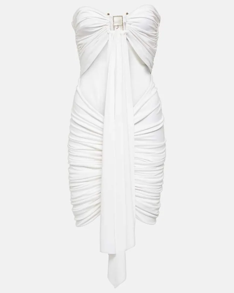 Christopher Esber Minikleid Bezel Quartz Weiß