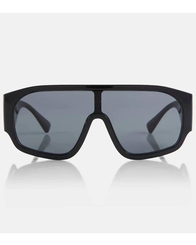 Versace Oversize-Sonnenbrille Schwarz