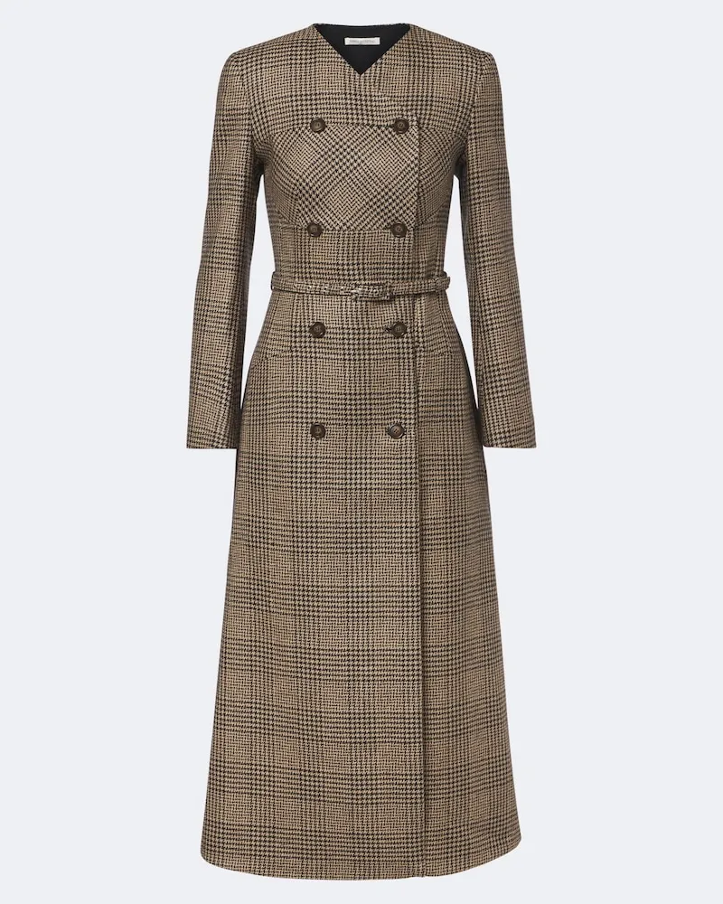 EMILIA WICKSTEAD Midikleid Gilliane Braun