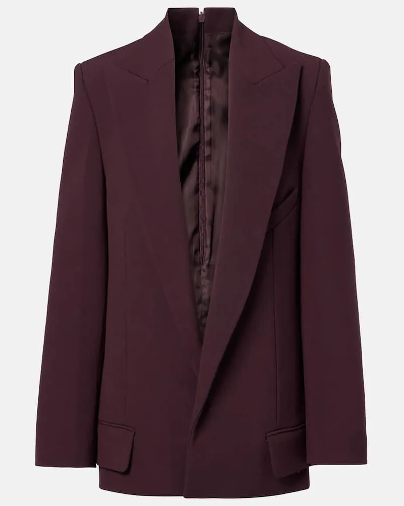 Victoria Beckham Blazer Burgunderrot