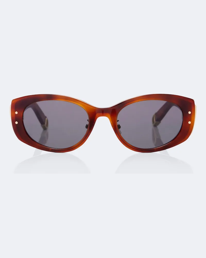 Dior Ovale Sonnenbrille New Dior B1U Grau