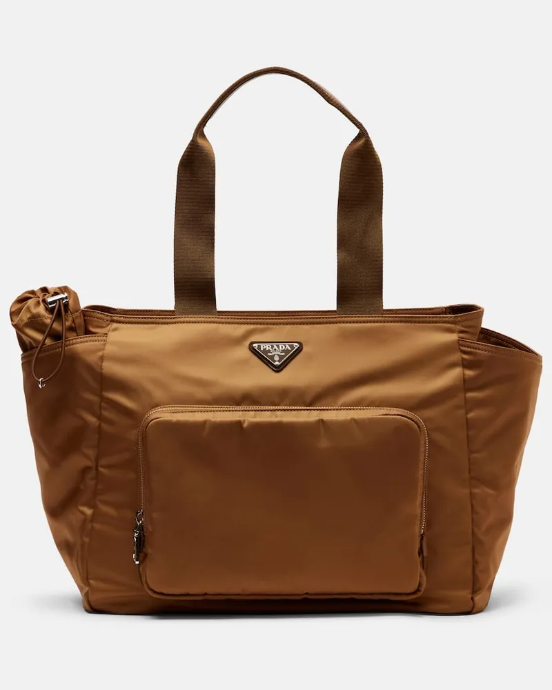 Prada Wickeltasche aus Re-Nylon Braun