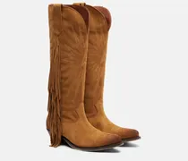 Westernstiefel Wish Star aus Veloursleder