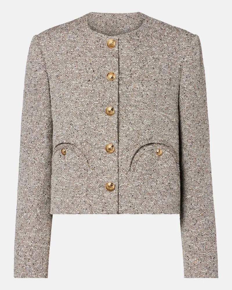 Blazé Milano Blazé Milano Jacke Shamo aus Tweed Braun