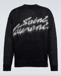 Saint Laurent Pullover aus einem Mohairgemisch Schwarz