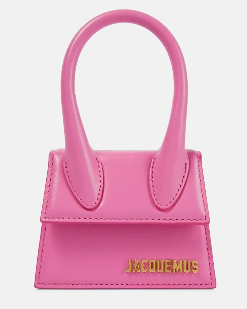 Jacquemus Tote Bag Le Chiquito aus Leder Rosa