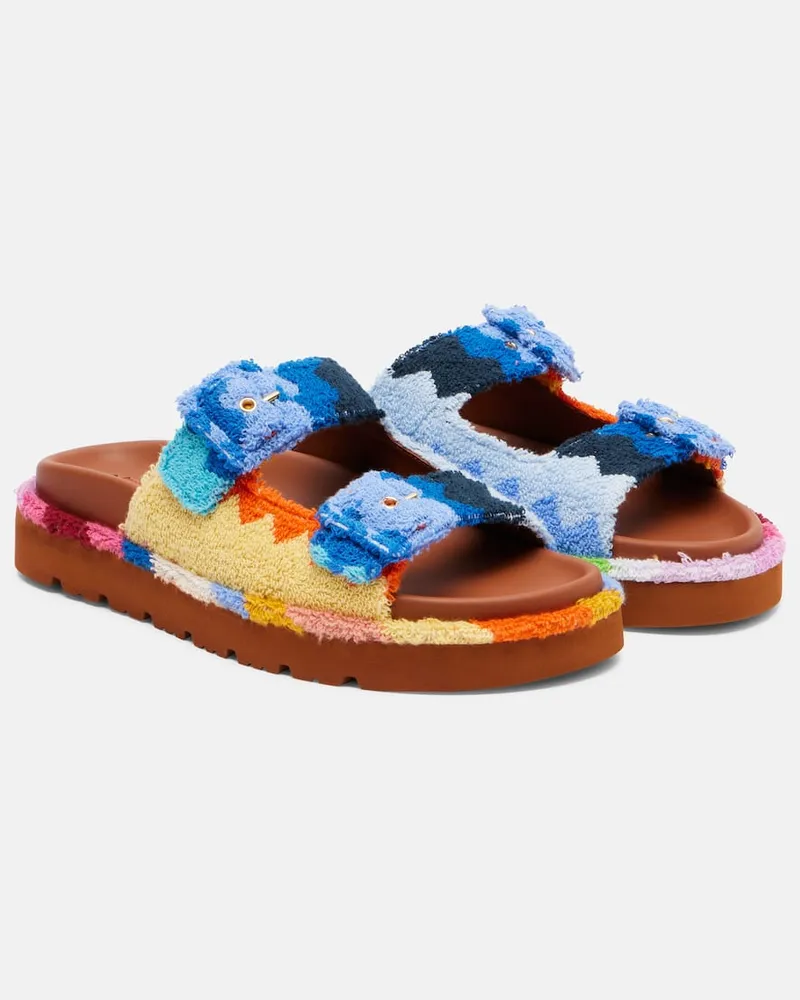 Missoni Sandalen Clea aus Frottee Multicolor