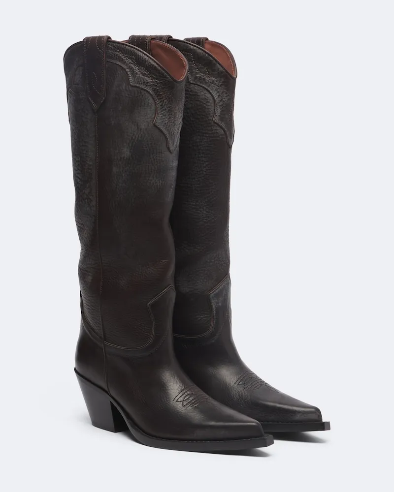 Paris Texas Cowboystiefel Tucson aus Leder Braun