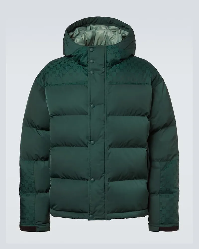 Gucci Daunenjacke GG Grün