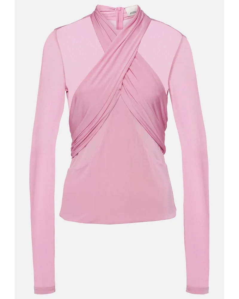 Isabel Marant Top Resly aus Jersey Pink