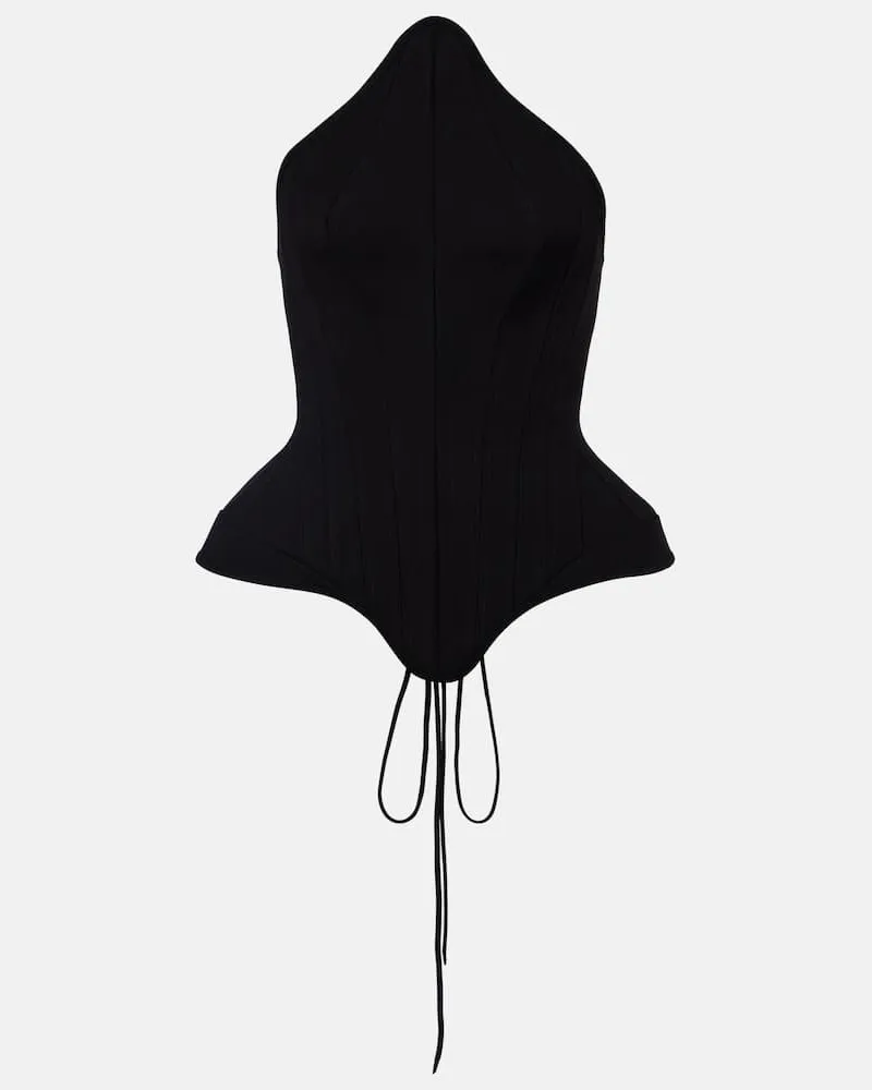 Thierry Mugler re/edit Top Schwarz