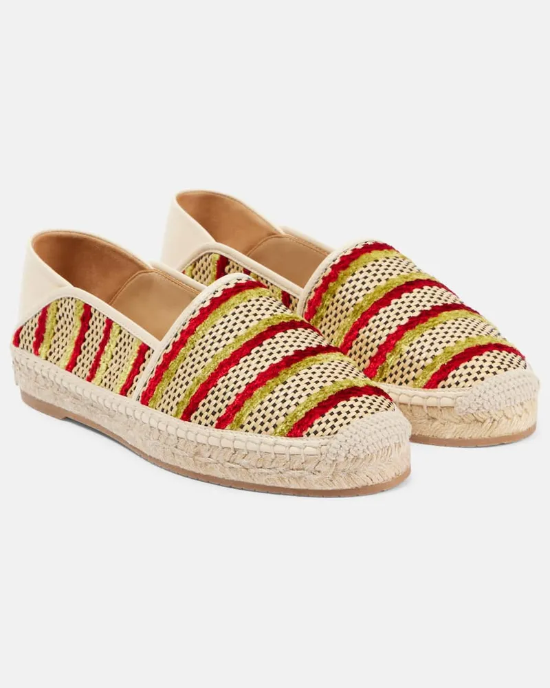 Manolo Blahnik Espadrilles Espadra aus Raffiabast Nude