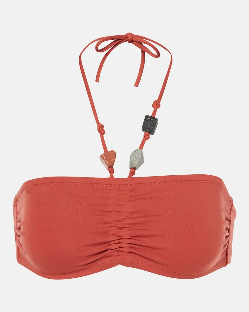 Eres Verziertes Bikini-Oberteil Polaris Neutral