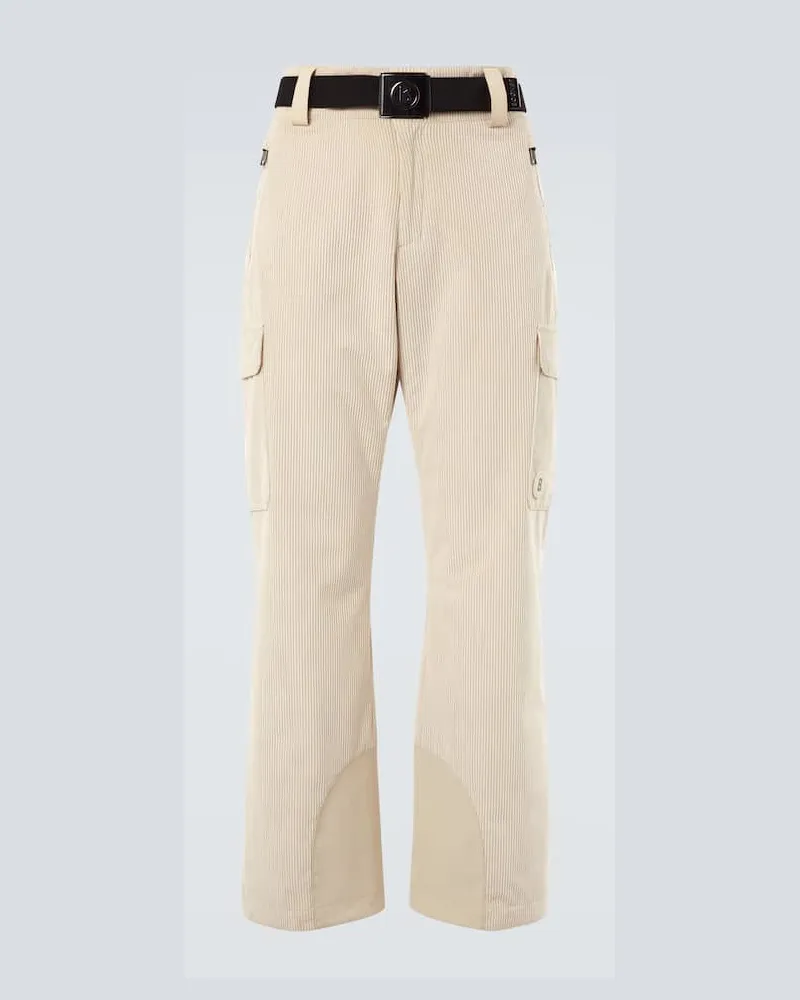 Bogner Skihose Corbin aus Rippstrick Weiß