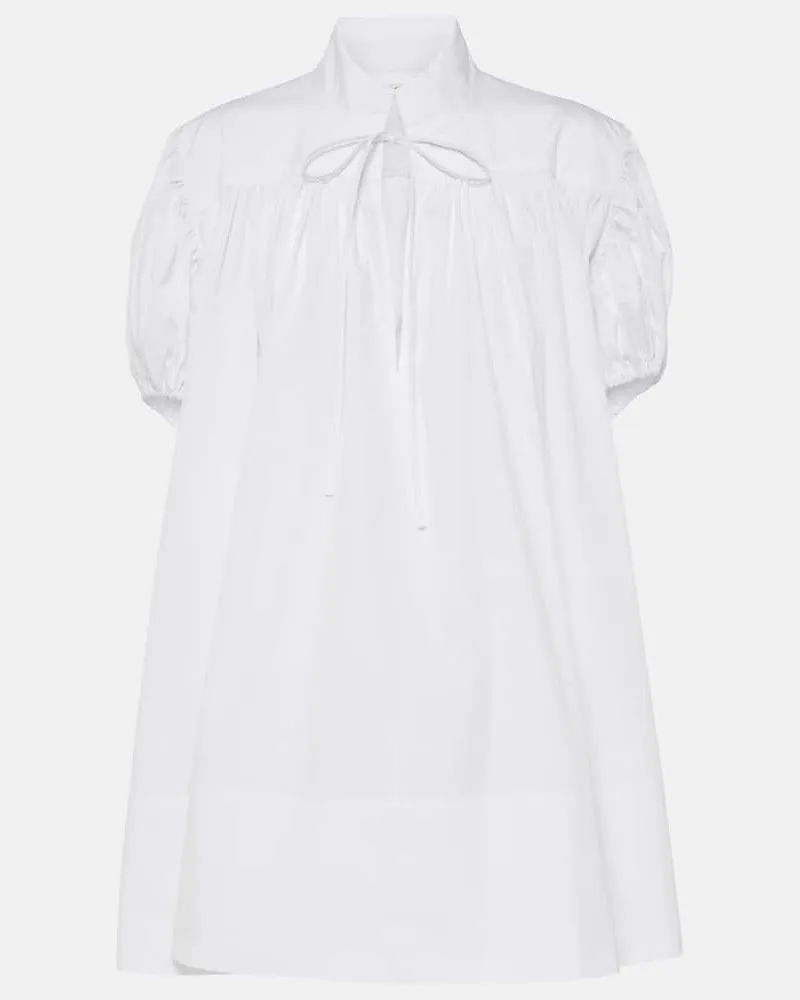 Co Bluse Essentials aus Baumwollpopeline Weiß