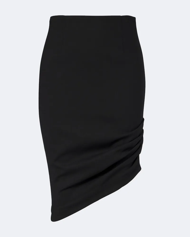 Carolina Herrera New York Midirock aus einem Wollgemisch Schwarz