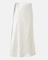 Max Mara Bridal Midirock Alessio aus Satin Weiss