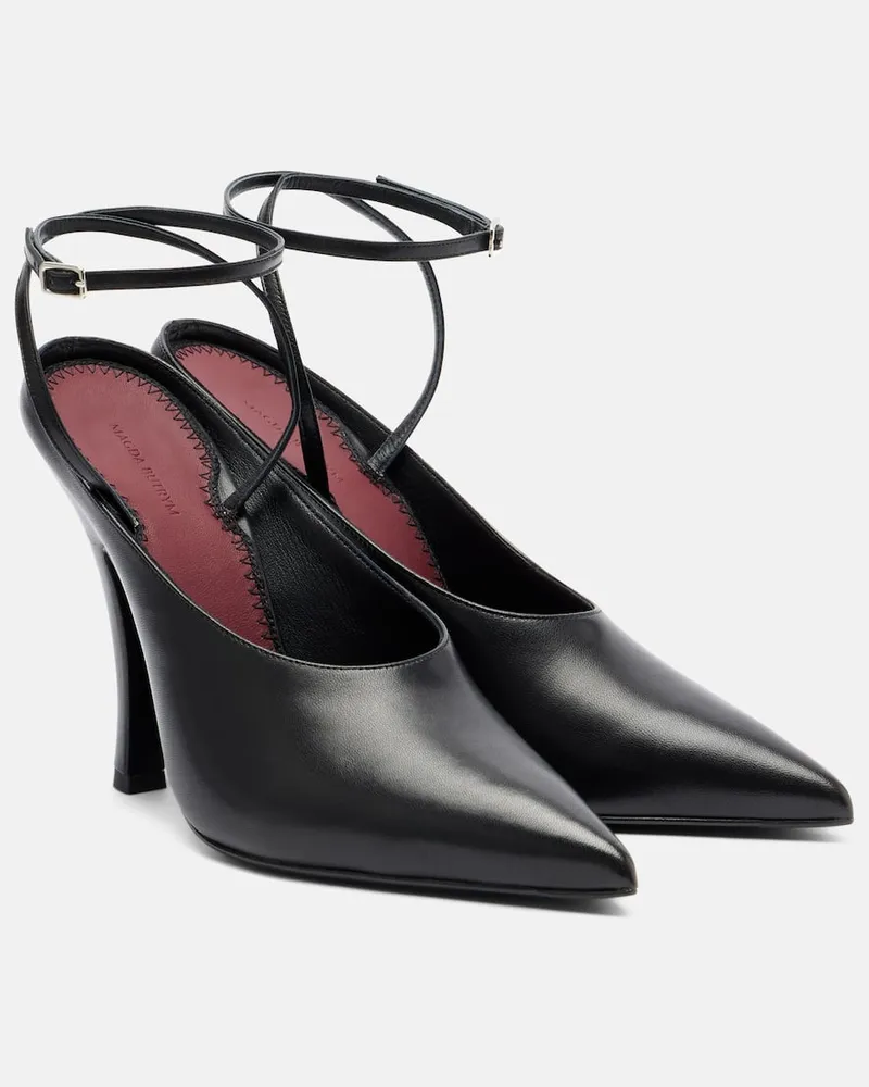 Magda Butrym Pumps aus Leder Schwarz
