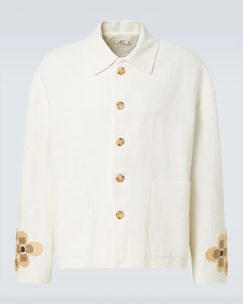 COMMAS Jacke aus Bouclé Weiß