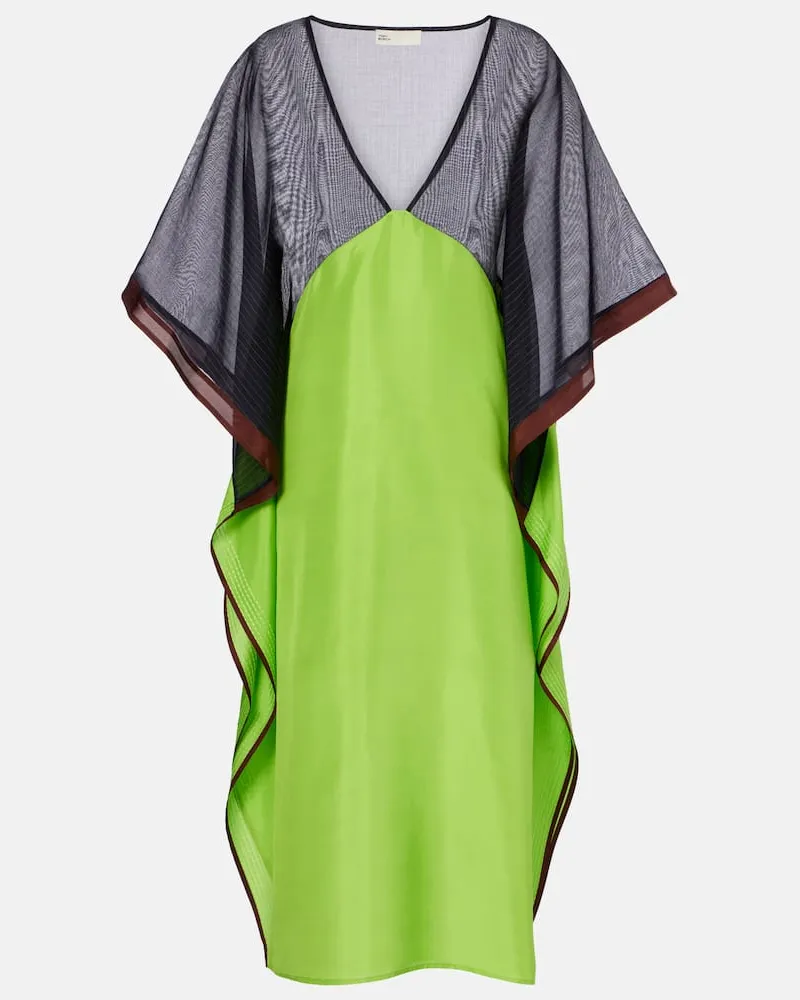Tory Burch Kaftan aus Seide Grün