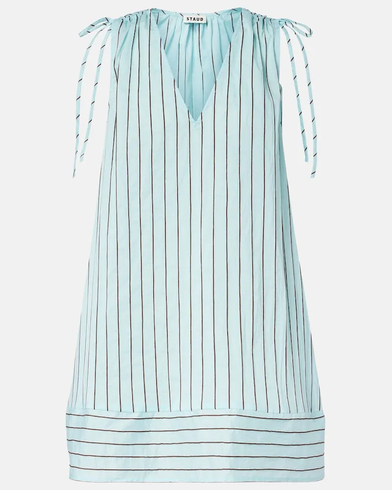 STAUD Minikleid Elena aus einem Baumwollgemisch Multicolor