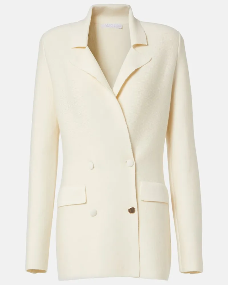 Gabriela Hearst Blazer Bowen aus Wolle Weiß