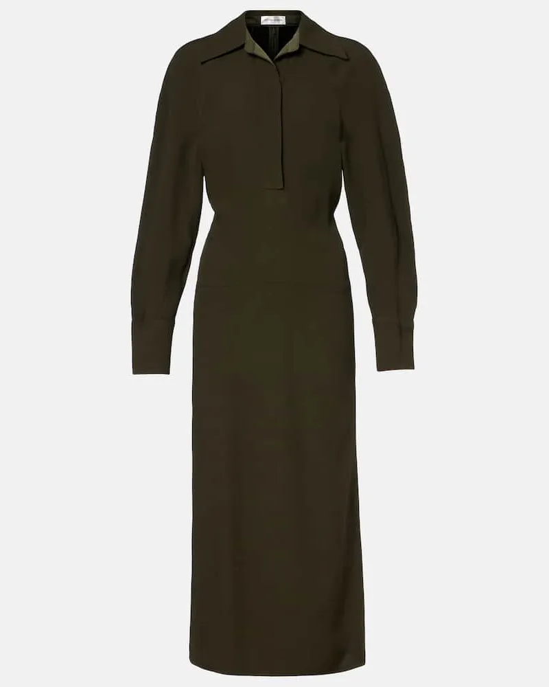 Victoria Beckham Midikleid Grün