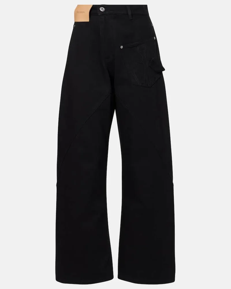 J.W.Anderson High-Rise Jeans Schwarz