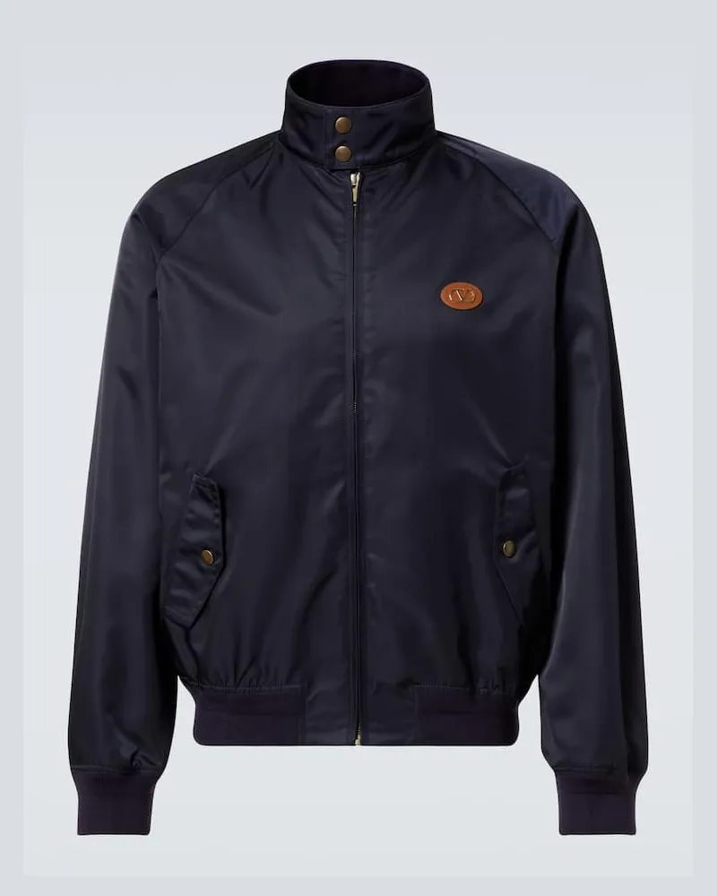 Valentino Garavani Bomberjacke VLogo Signature Blau