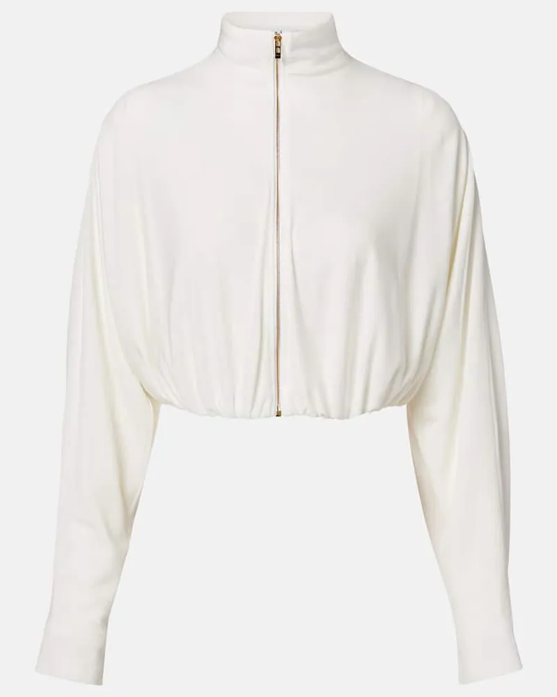 Alaïa Alaïa Jacke aus Jersey Weiß