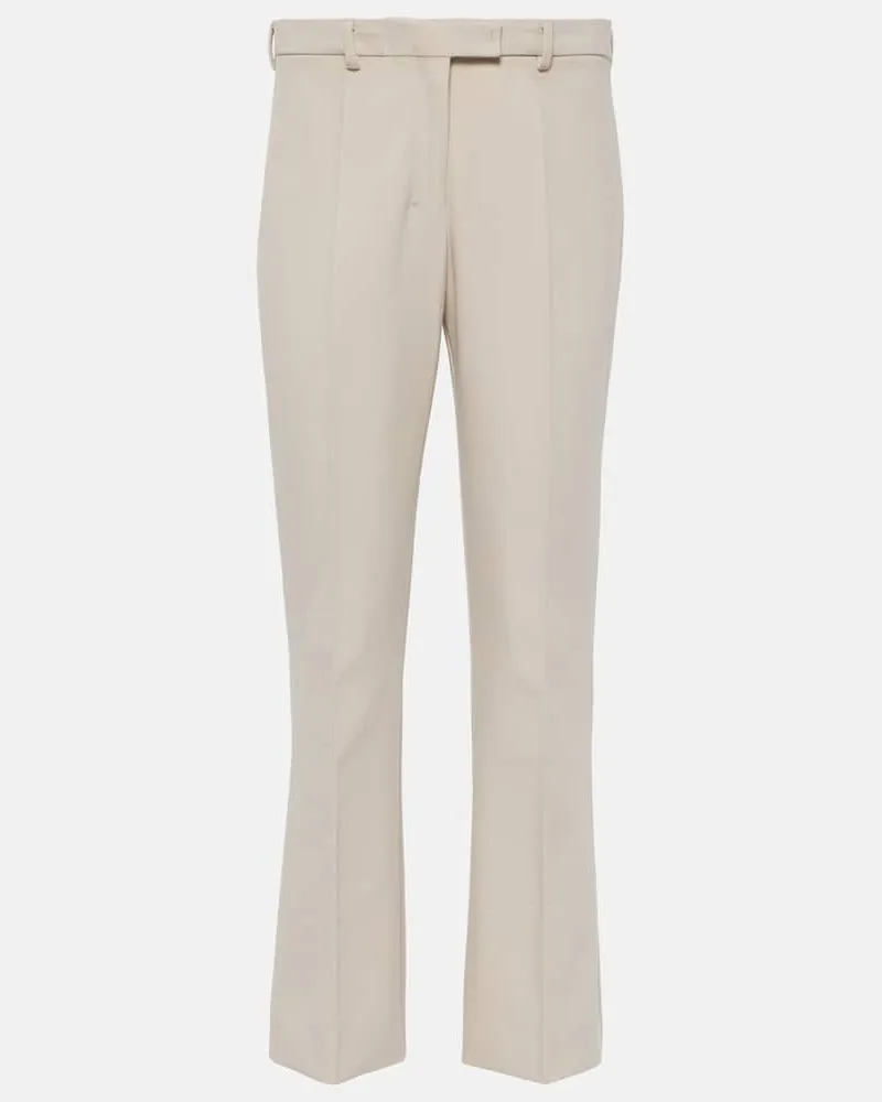 Max Mara Cropped-Hose Fatina Weiß