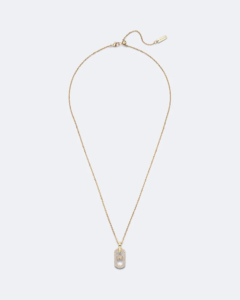 Messika Halskette So Move aus 18kt Gelbgold mit Diamanten Gold