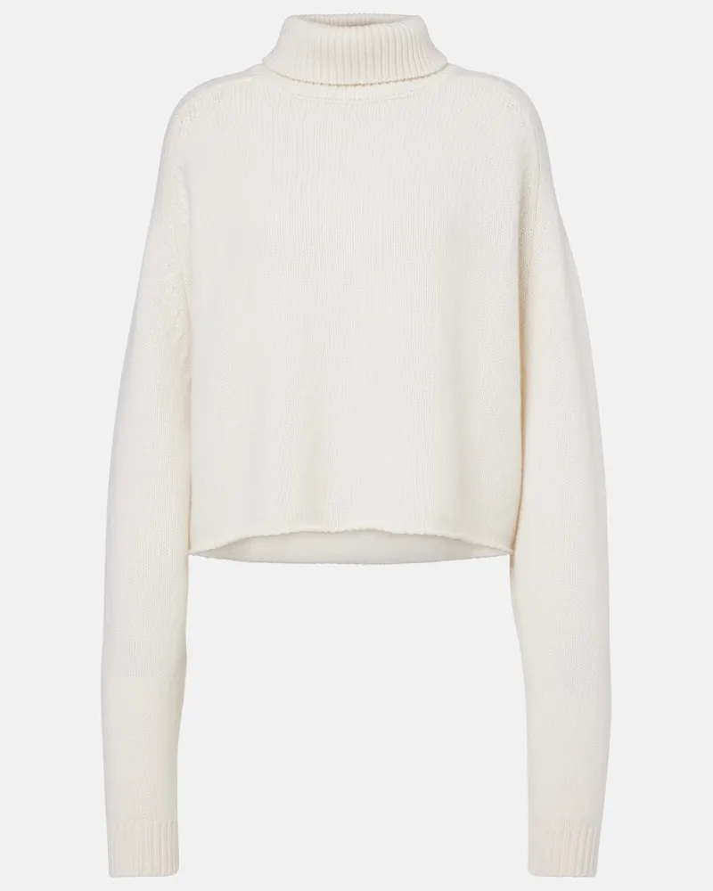 Lisa Yang Pullover Cathie aus Kaschmir Weiß