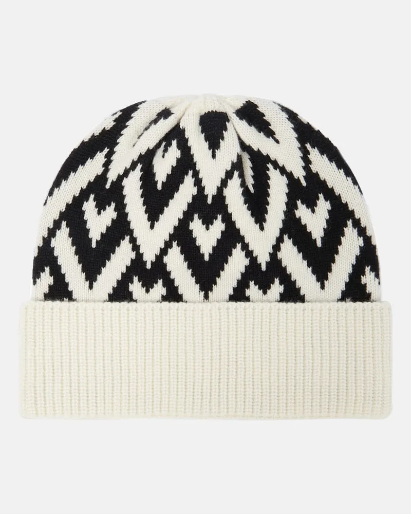 Valentino Garavani Beanie aus Kaschmir Weiss