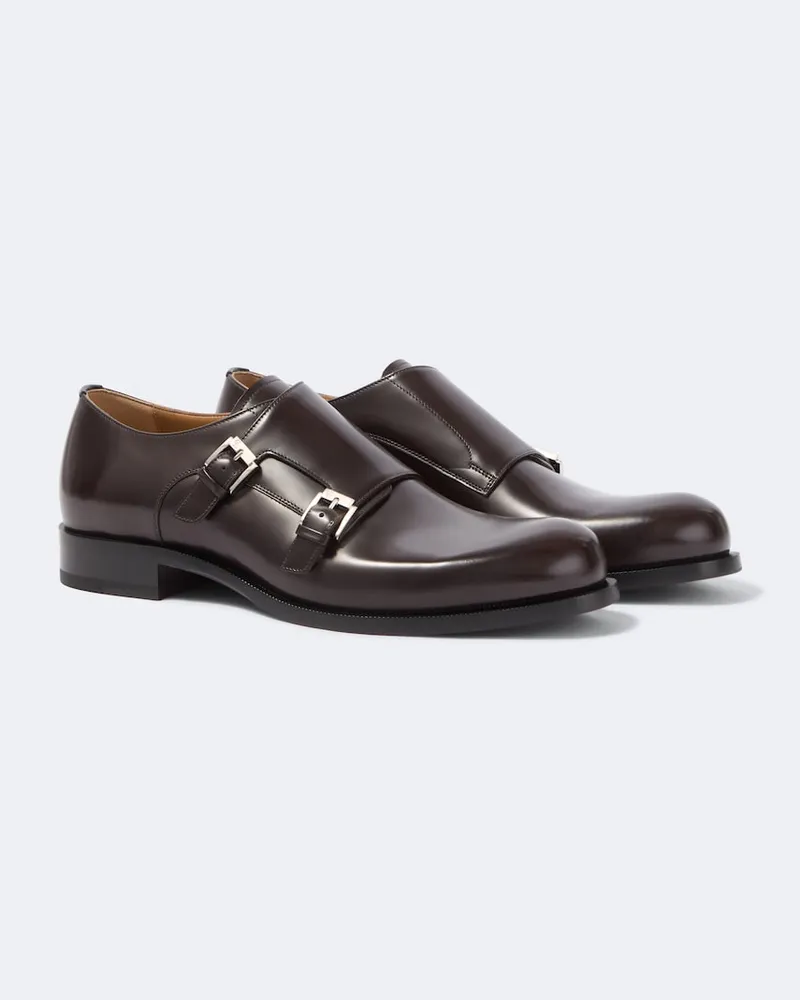 Christian Louboutin Monkstrap-Schuhe Dandydeco aus Leder Schwarz