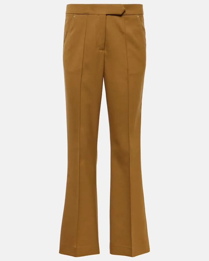 Dorothee Schumacher Weite High-Rise-Hose Grün