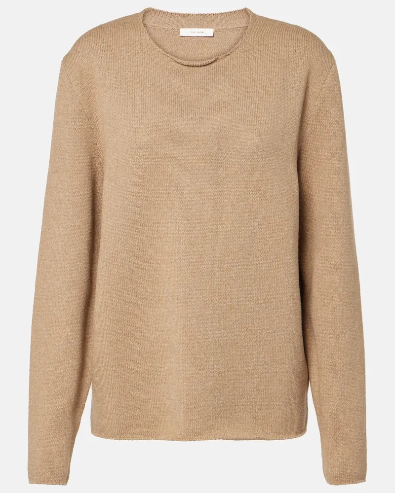 The Row Pullover Jhaio aus Baumwolle und Kaschmir Beige