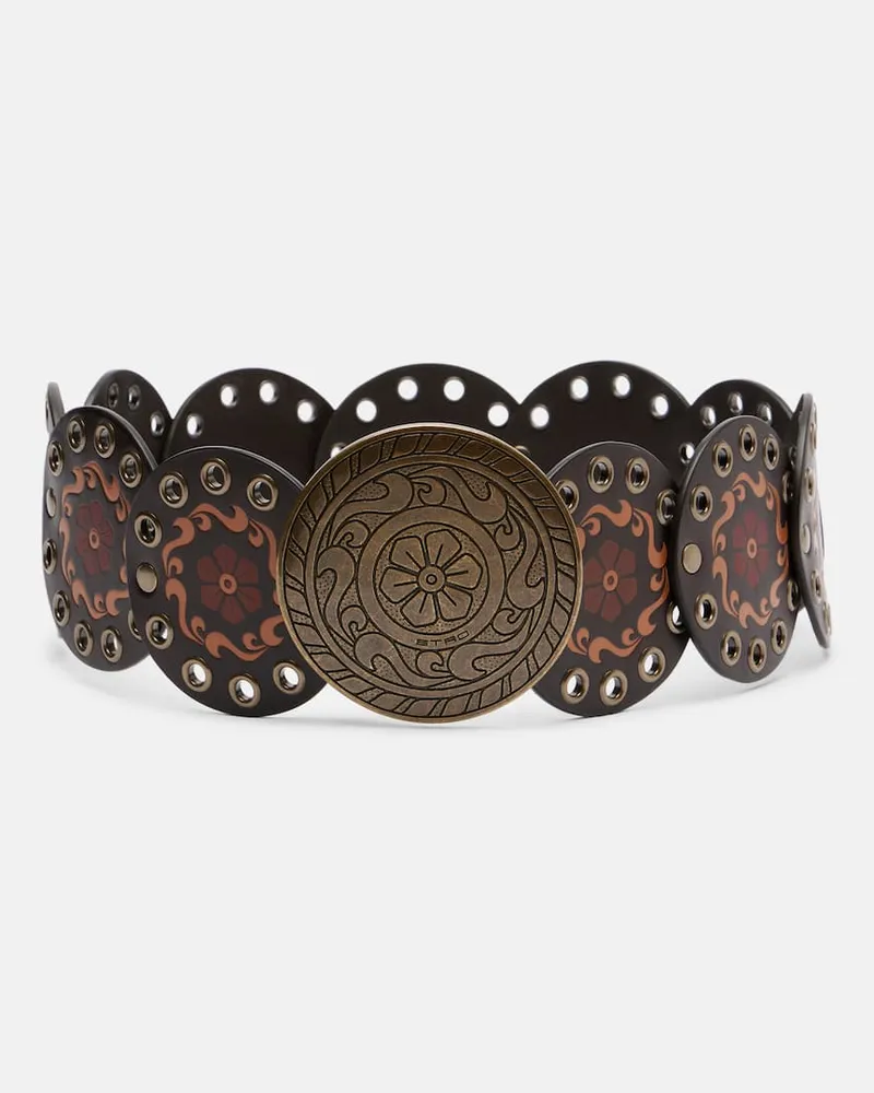 Etro Gürtel aus Leder Braun