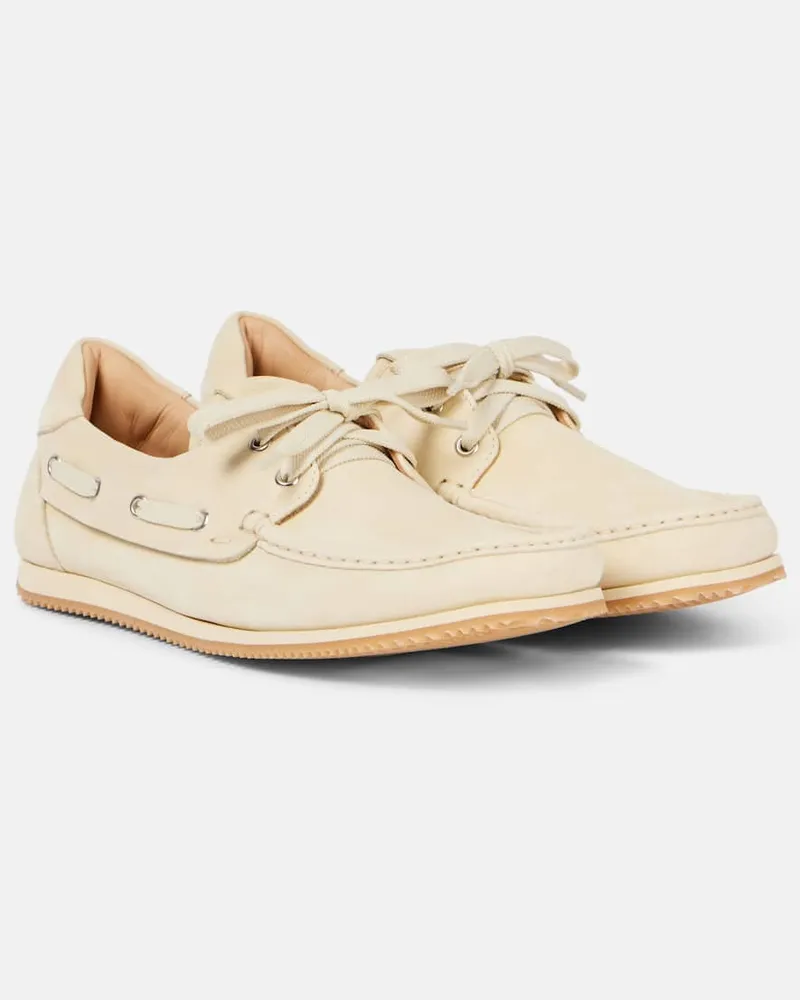 Jacquemus Segelschuhe Batto aus Leder Gelb