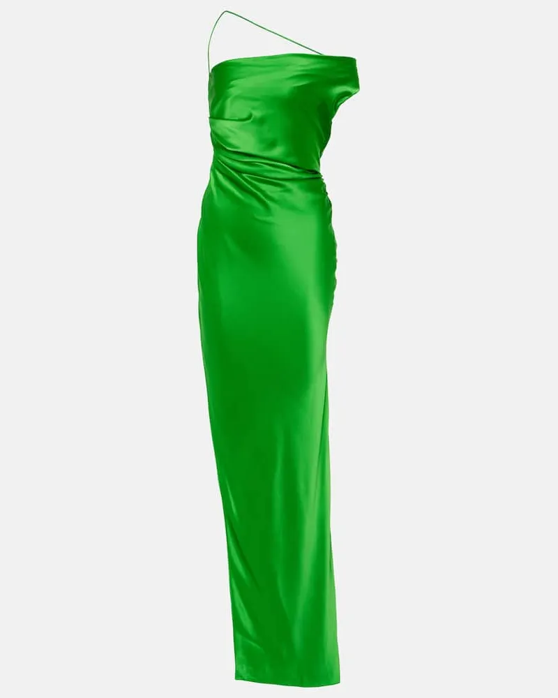 The Sei Robe aus Seidensatin Grün