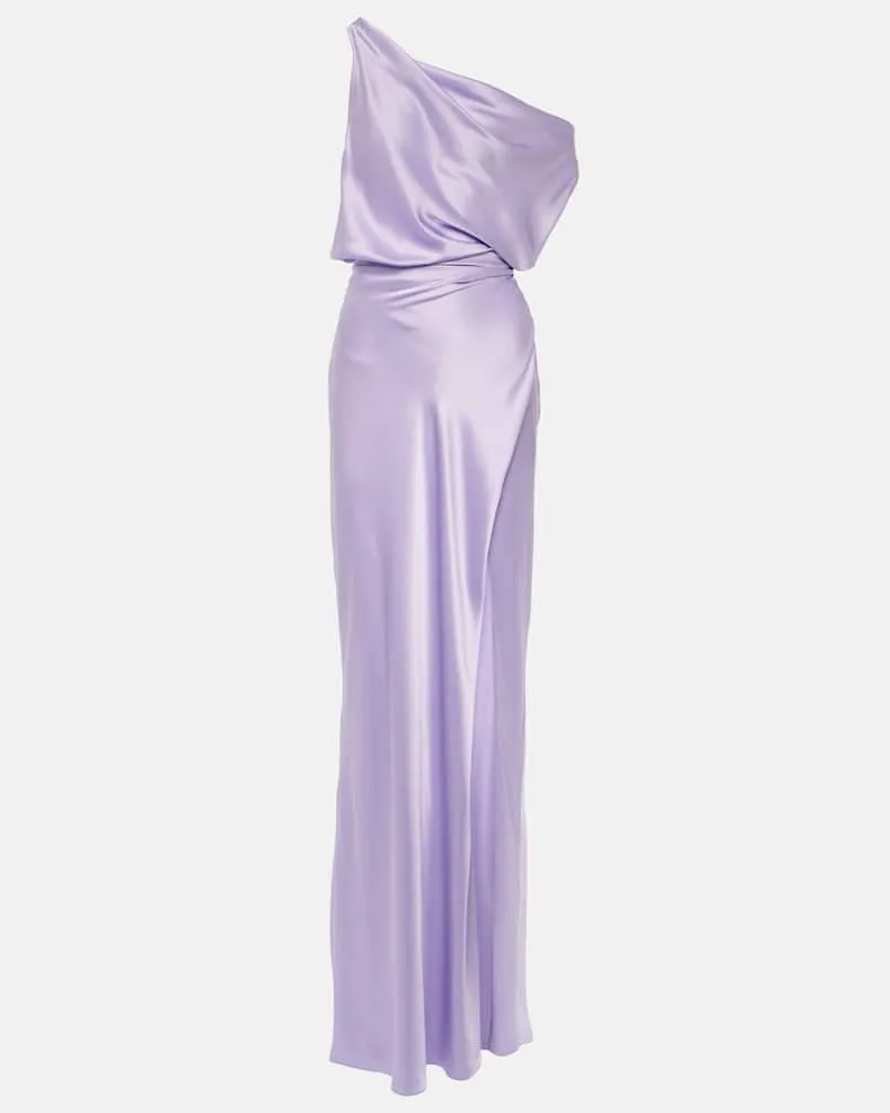 The Sei Robe aus Seide Violett