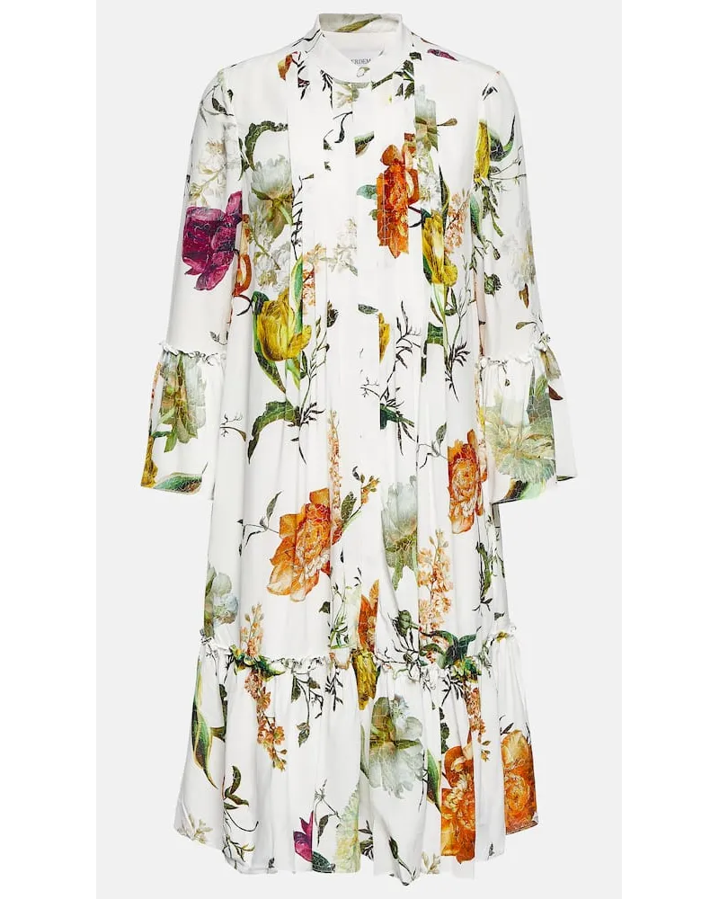 Erdem Bedrucktes Midikleid Winford Multicolor