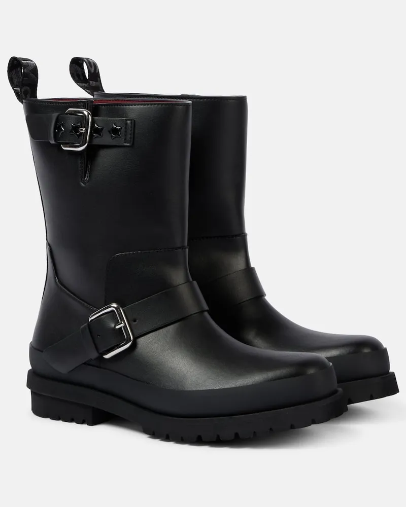 Stella McCartney Stiefel Trace aus Lederimitat Schwarz