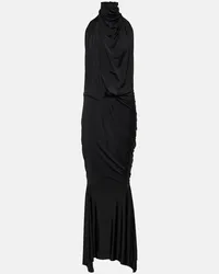 Alexandre Vauthier Maxikleid Schwarz